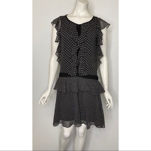 Max Studio London Black White Marion Dress